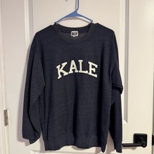 Navy Blue Kale Sweatshirt